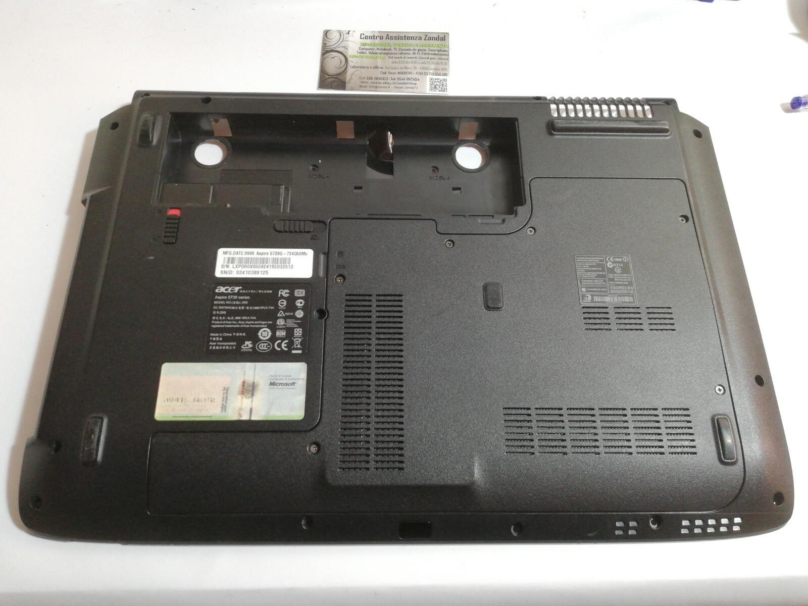 Gehäuse Cover Unten Für Acer Aspire 5739G ZK6 (528Z) 8388766260947 | eBay