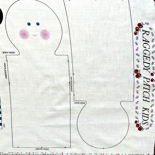 Parche Harapiento Niños Calico Annie Muñeca Country Tela PANEL Muelles Algodón 1 Yarda - Imagen 11 de 11