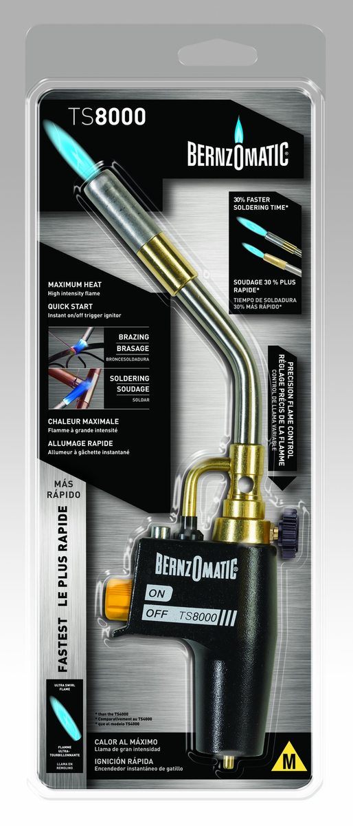未使用　Bernzomatic TS8000 - 高輝度トリガースタートトーチ Amazon.com: Bernzomatic TS8000 - High Intensity Trigger