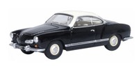 Oxford 76KG002 Vw Karmann Ghia Schwarz/Weiss MaßStab 1:76 Modellauto