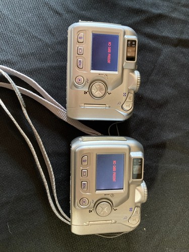 (2) Nikon COOLPIX L11 2100 6MP Digital Cameras w/1 Memory Card & (2) Cables - Picture 6 of 21