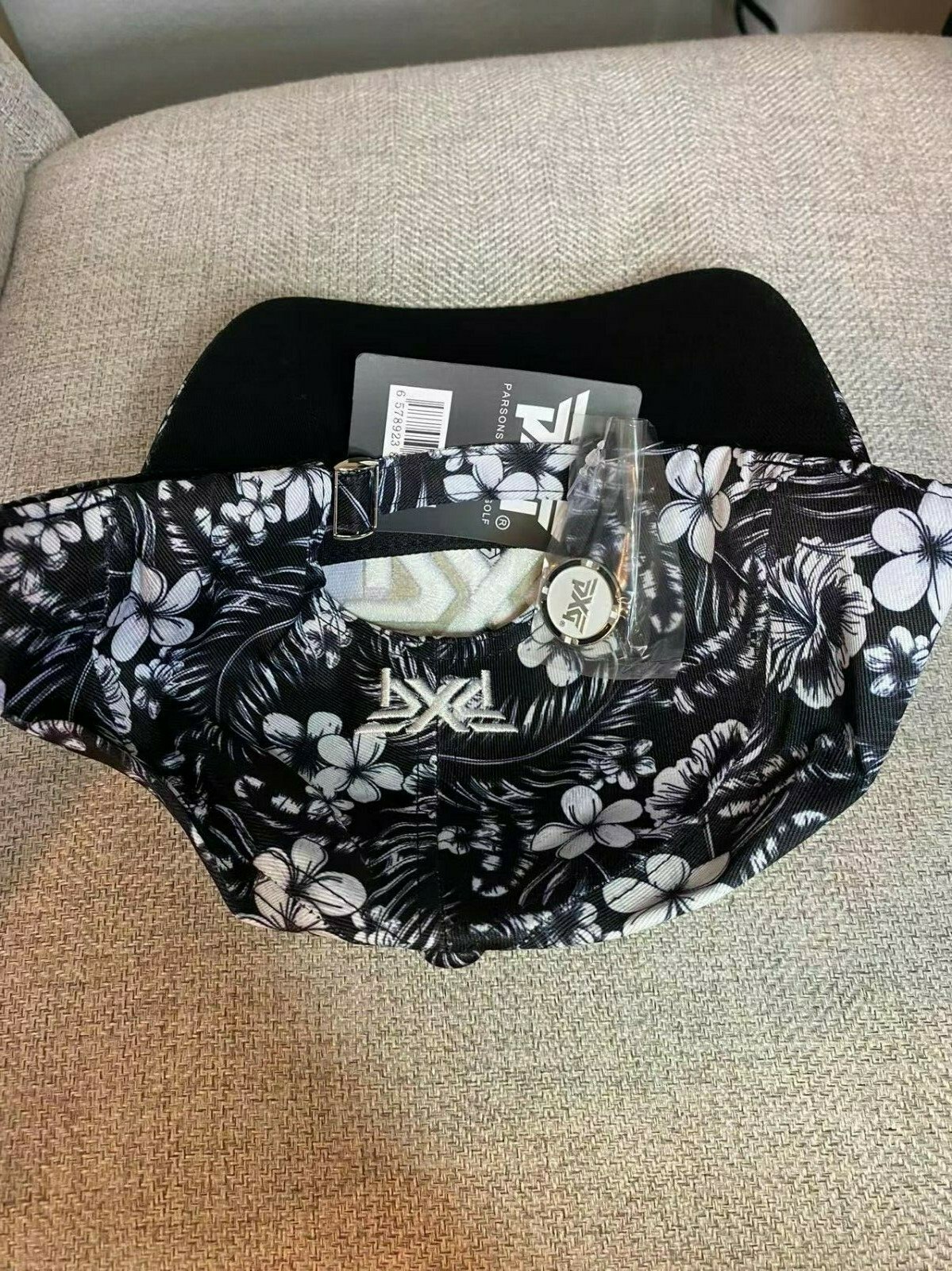 PXG Black Flora Hat Golf CAP Adjustable with Ballmaker