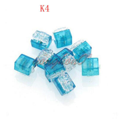 100x 4 Telephone Telecom Cable K4 Wire Connector Network Cable Terminal   #T10