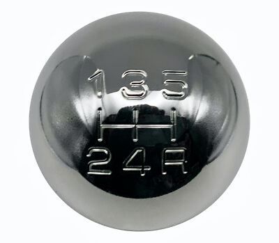 chrome R2 round 5 speed gear shift knob for honda