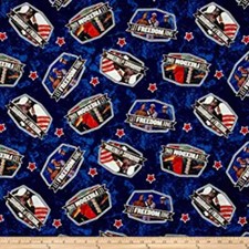 Sep Patriotic Toss Cotton Fabric