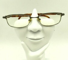 Vintage Tourneau T006 Brown Gray Metal Oval Sunglasses Italy FRAMES ONLY