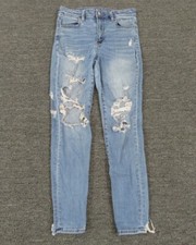 American Eagle Jeggings Womens 8 Blue Skinny ...