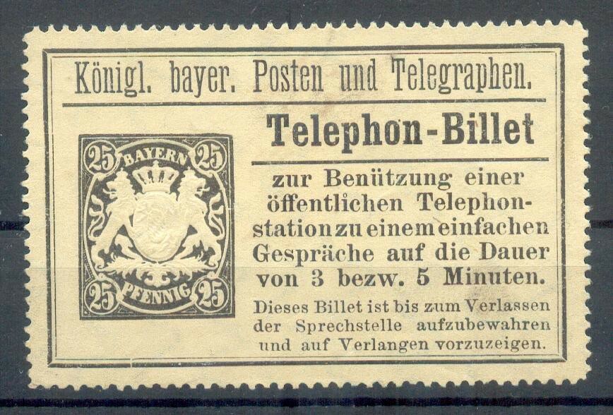 Bavaria Phone Ticket TB20 LUXURY 140EUR (Z1765