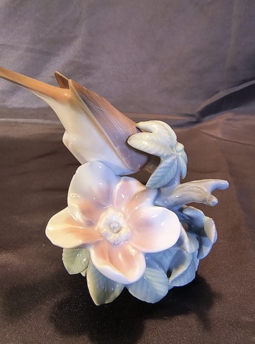Vintage 1973 Lladro Nightingale & Ladybug #1227 Porcelain Figurine RARE GREAT - Picture 9 of 15
