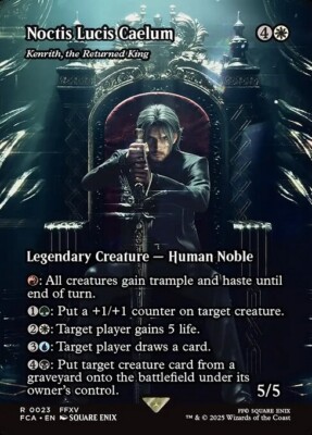 Kenrith, the Returned King (Noctis Lucis C.) R Reg #23 | Final Fantasy FCA | MTG