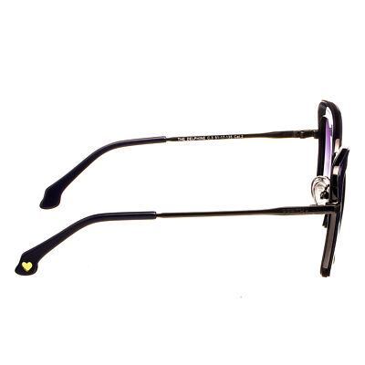 Bertha Delphine Handmade in Italy Sunglasses - Navy | eBay display picture 2