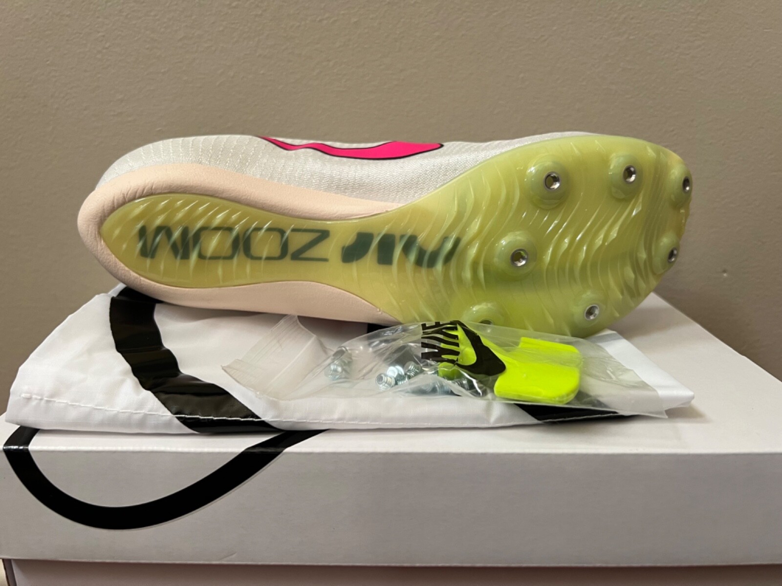 Nike Air Zoom Maxfly Sail Fierce Pink DH5359100 Track Spike eBay