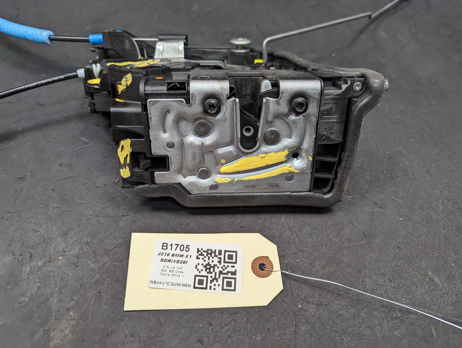 Rear Right Door Lock Latch 2018 BMW X1 51227281942 2016 2017 2019 