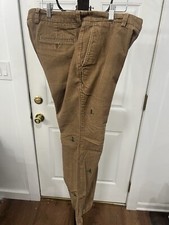 Mens Vineyard Vines Corduroy Pants Size 34 X 30 Green Embroidered Birds
