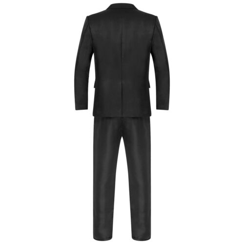 Mens Formal Suits 3-Piece Jacket Vest and Pants Tuxedo Business Suit Worksuit - Picture 10 of 24