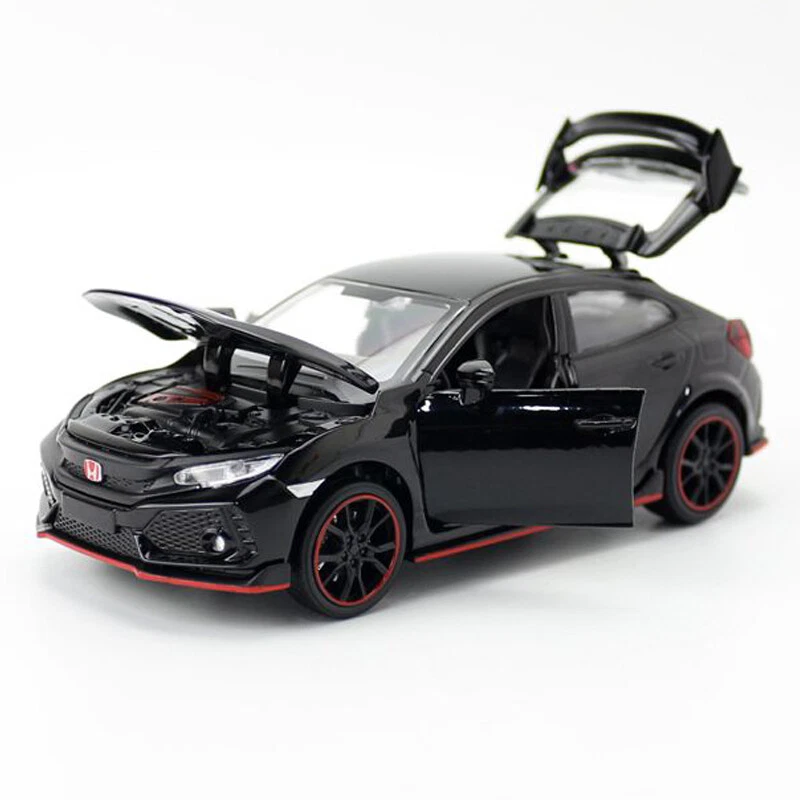 1:32 Honda Civic Type R Model Car Diecast Toy Cars Toys for Boys Kids Gifts - Image 3 of 4