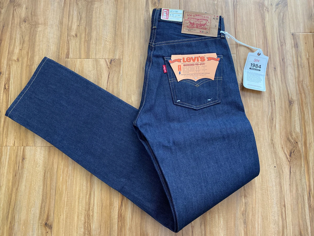 Vintage Levis Levis Strauss LVC 501 501XX indigo blue denim jeans