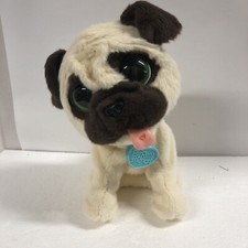 Peluche interactivo de piel Real Friends JJ My Jumping Pug mascota ladrando cachorro perro FUNCIONA