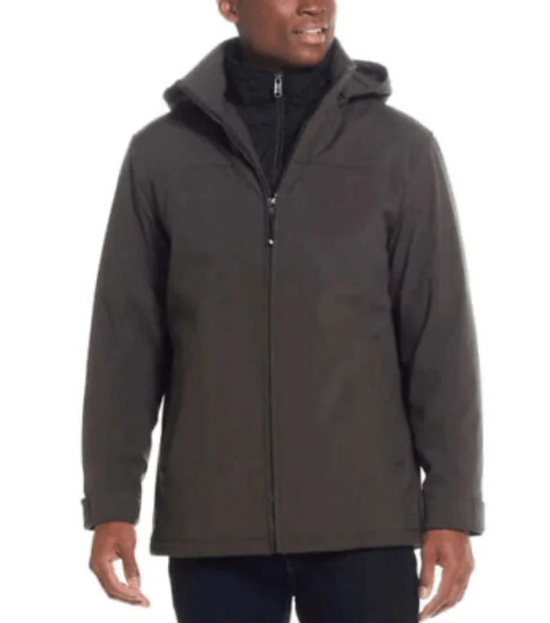 Weatherproof Men’s Coat sz XL Ultra Tech Hooded Waterproof NWOT