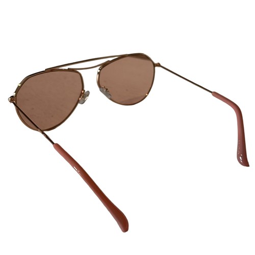 Aldo Women's Pink Sunglasses Aviator Metal Frame Sun Shades - Imagen 2 de 10