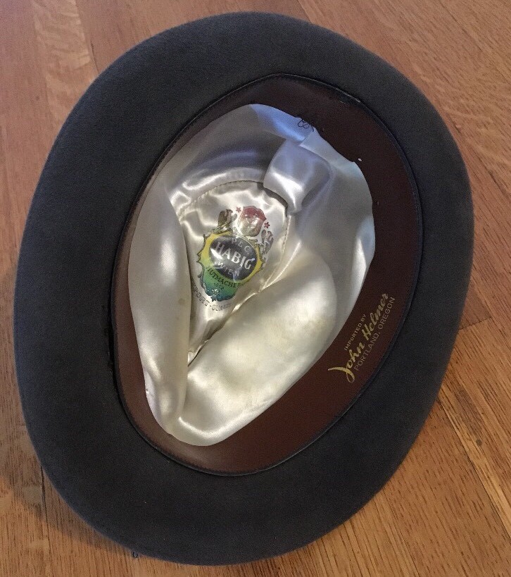 P & C Habig Vintage Fedora Hat Soft Austria John Helmer Wien