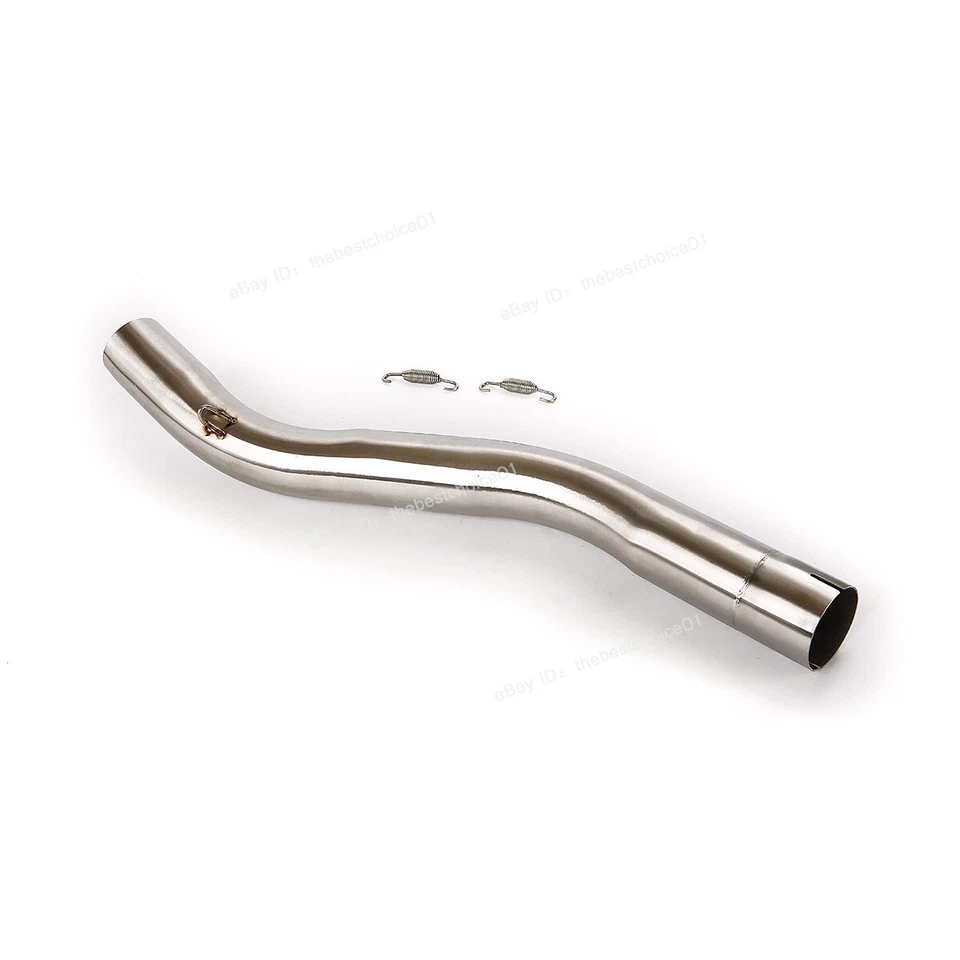 Tubo de escape de enlace medio deslizable 51 mm acero inoxidable para Honda CBR600F4i 2001-2007 Foto 4 de 4