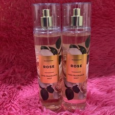 Bath Body Works ROSE Fine Fragrance Body Mist Spray 8 Oz 2x