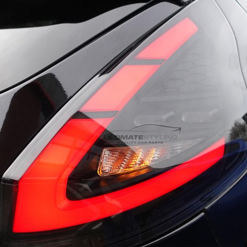 Ford Fiesta Mk7 Mk7.5 2008-2017 LED Dynamic Tinted Smoked Rear Lights Animation - Picture 3 of 12