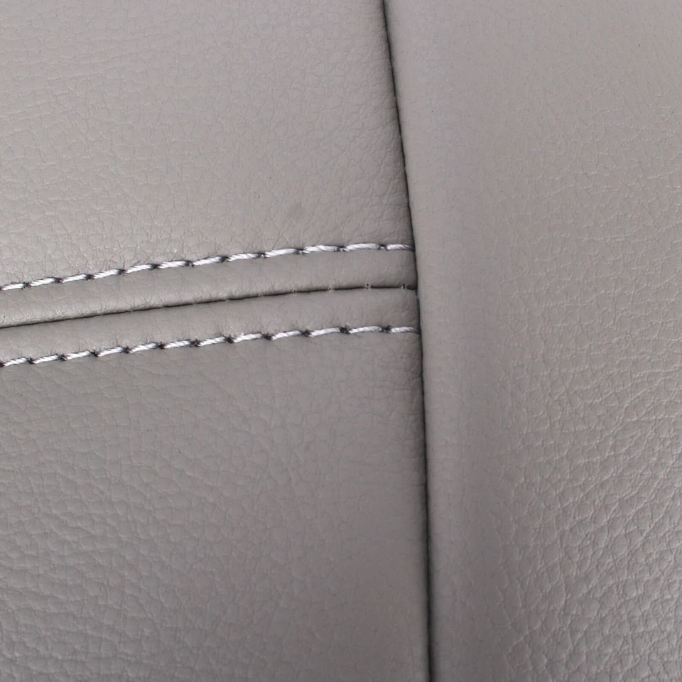 For 2007-2014 Chevy Silverado Seat Cover Gray 833 Driver Passenger Bottom-Top Foto 3 de 4