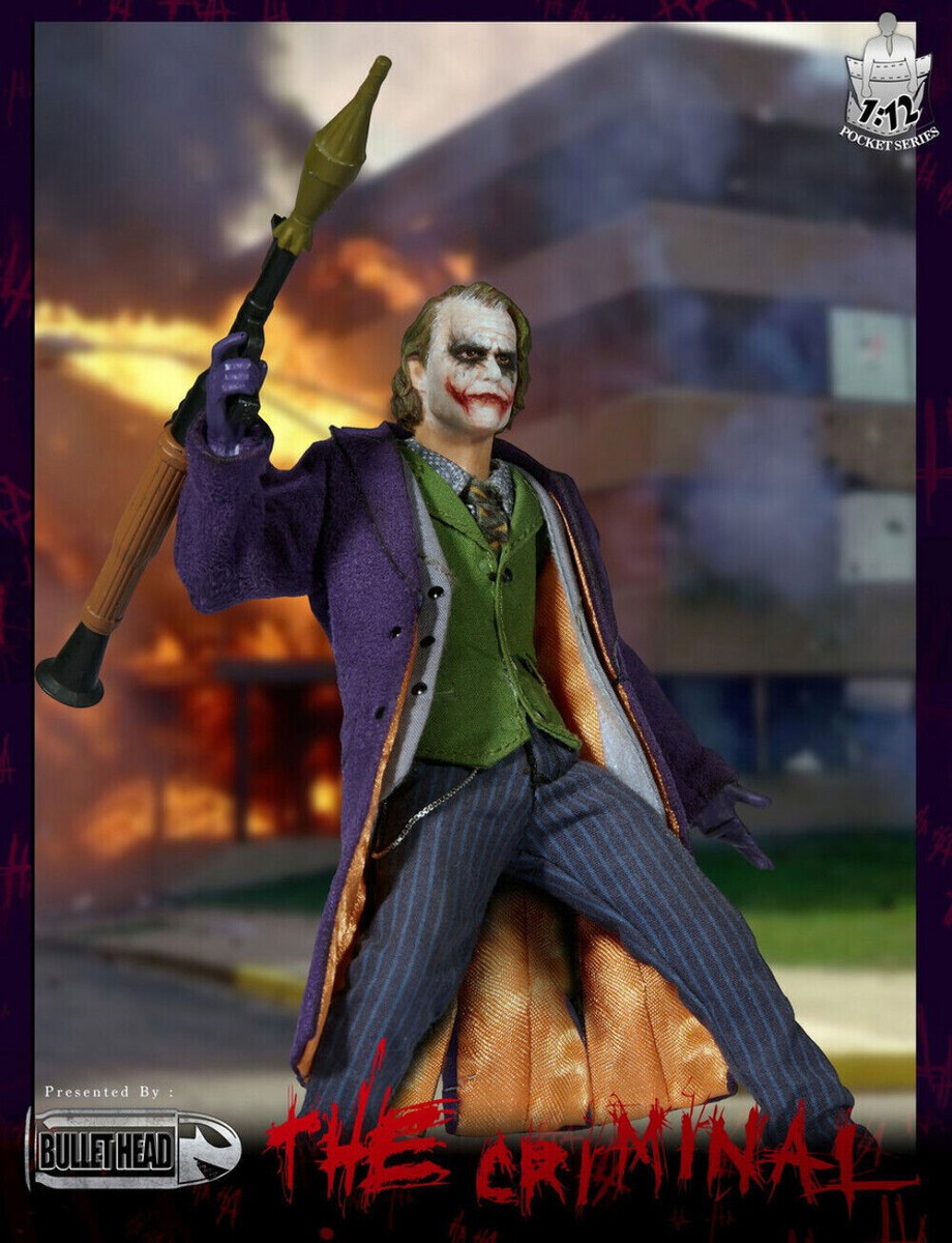 Bullet Head 1/12 サイズ ホアキンジョーカー BH008【新品】 Bullet Head BH008 The Mental Joker 1/12 ACTION FIGURE | eBay
