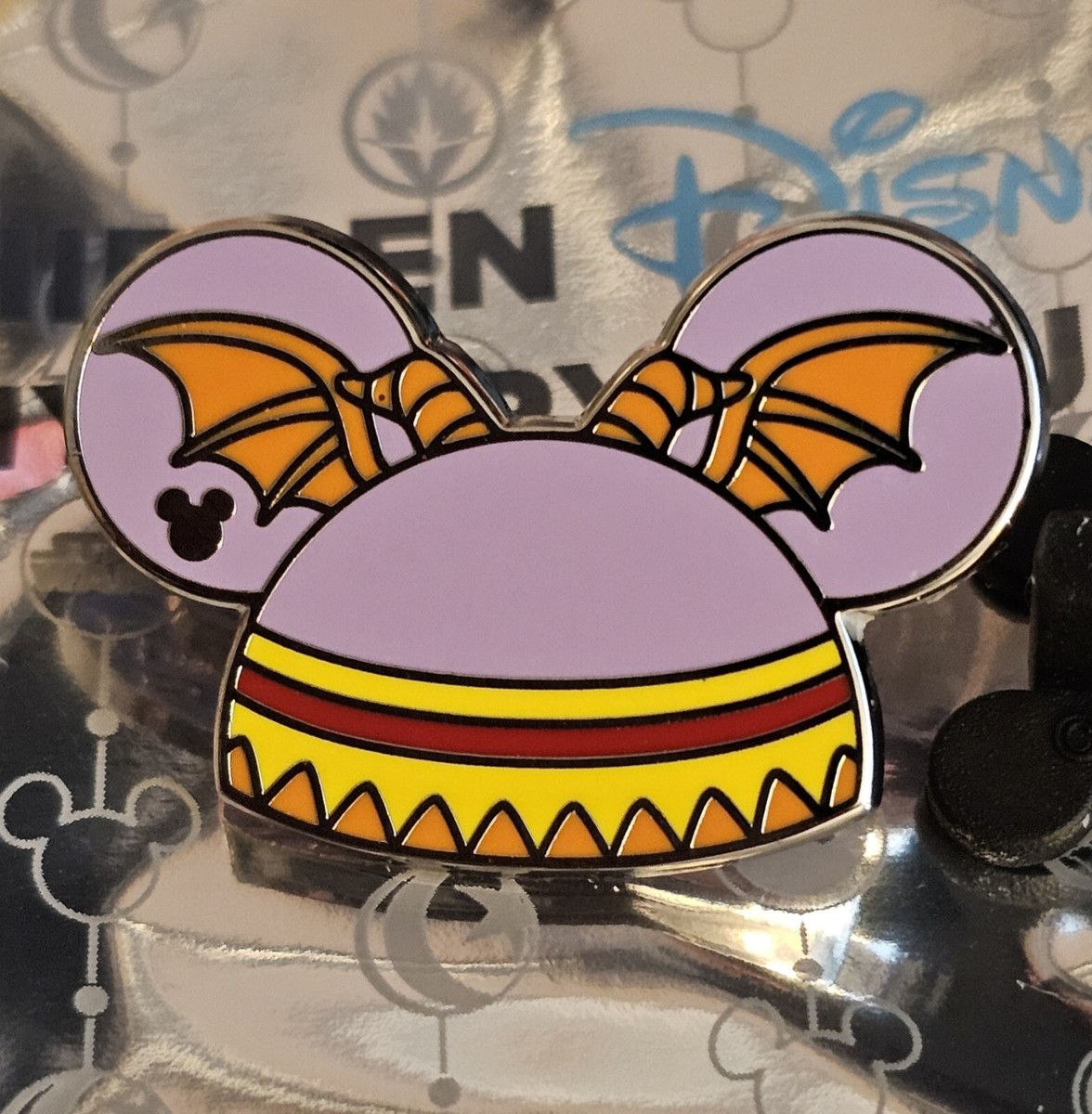Disney Pin Figment Chaser Hidden Mickey Ear Hat 2024 WDW Pin Free