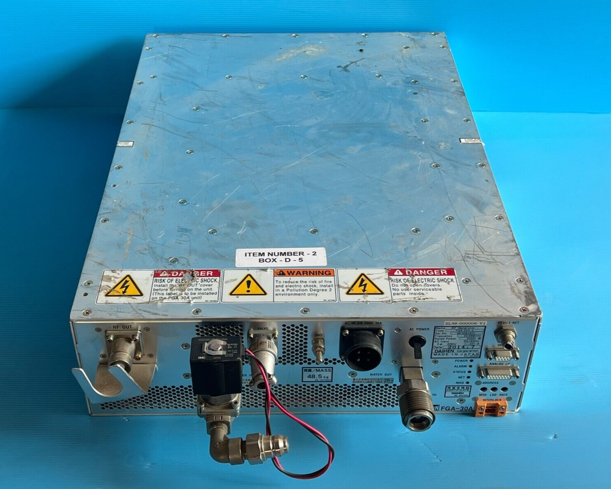 DAIHEN FGA-30A-V RF GENERATOR - 2L39-000006-V1 | eBay
