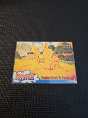 TOPPS Pokemon Card 48 - RACING CHEEK TO CHEEK - TV Animation Edition - NO HOLO