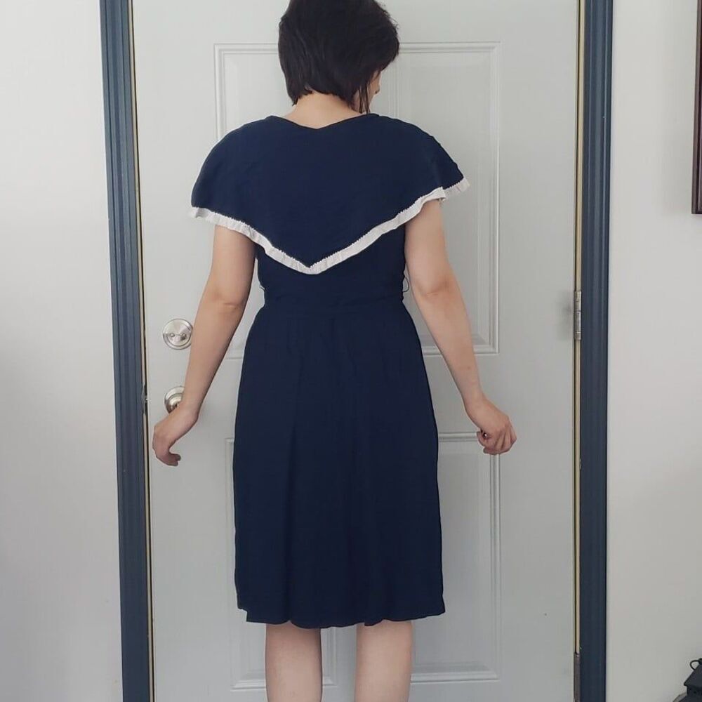 50s/60s Hand Made Blue Sundress - image 6