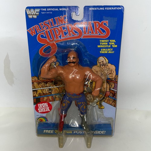 IRON SHEIK LJN WWF Wrestling Superstars 1985 WWE v...