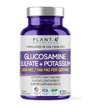 06/2025 PLANT NUTRITION Glucosamine Sulfate with Potassium 120ct Made In USA