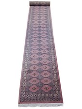 3x18 Upscale Jaldar Runner Pink 559 x 79 cm Woven Mission Style Runner