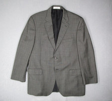 John Nordstrom Loro Piana Jacket Mens 46 R Gray Wool 2 Button Blazer Work Travel