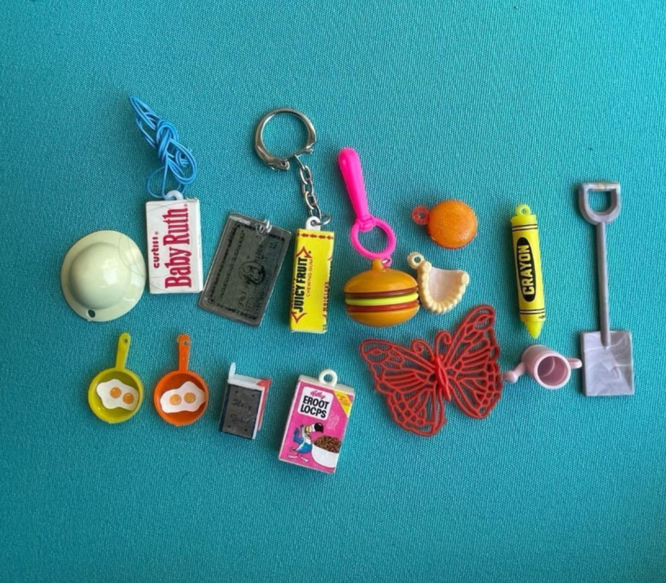 1980s RARE plastic charms dead stock 15 bundle random (READ DESCRIPTION