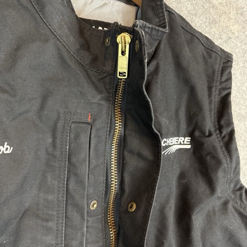 Ariat FR Vest Mens Large Black Workwear Fire Resistant Insulated Quilt Lined - Picture 8 of 14
