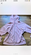 light pink hoodie size large