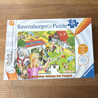 Ravensburger tiptoi Puzzle Der Ponyhof 100 Teile ab 5 11 Jahren