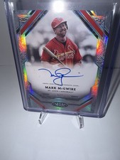 Topps 2025 Tier One Mark McGwire Autograph Serial Numbered 3 /5  Cardinals