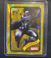 2025 Topps Chrome Marvel Prowler Yellow Lava Refractor #13
