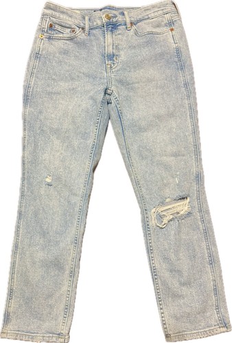 GAP Women’s True Skinny Ankle MID Rise Jeans Distressed Denim - Size 28 / 6P - Picture 2 of 11