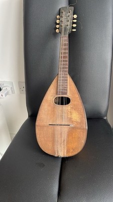 1920 Aug. Busch Mittenwald 8-String Antique Mandolin German Ball Beavon