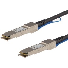 StarTech.com Cisco QSFP-H40G-CU3M Compatible 3m 40G QSFP+ to QSFP+ DAC Twinax -