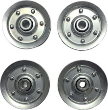 Garage Door 3" Sheave Pulleys 4 pack - Extension Spring Pulley Wheel