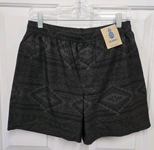 Chubbies NEW NWT Mens M 5.5" Athlounger Shorts The Quests Black Gray Aztec