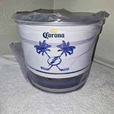 Corona Galvanized Party Beer/Ice Bucket Barware - NHL Tampa Bay Lightning Hockey
